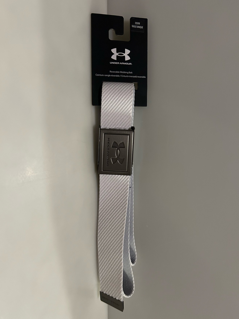 New Under Armour Men’s Golf Reversible Belt